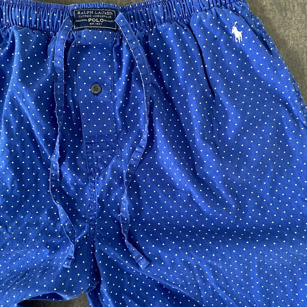 Polo Ralph Lauren Blue and White Polka Dot pants Great condition - Picture 2 of 3